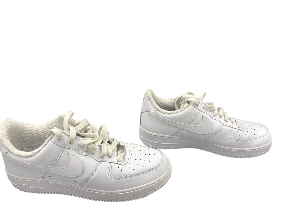 Nike Air Force 1 '07 Shoes Mens Size 9 White Triple White Leather CW2288-111 #7